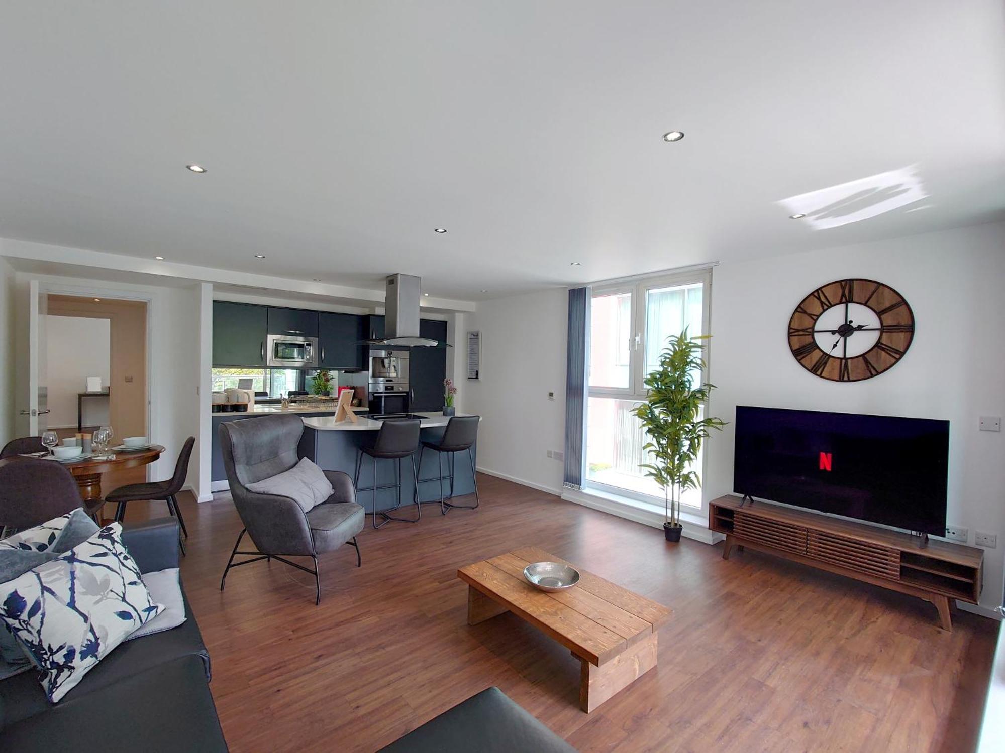 Fully Serviced Two Bed Apartment By Excel & O2 London Kültér fotó